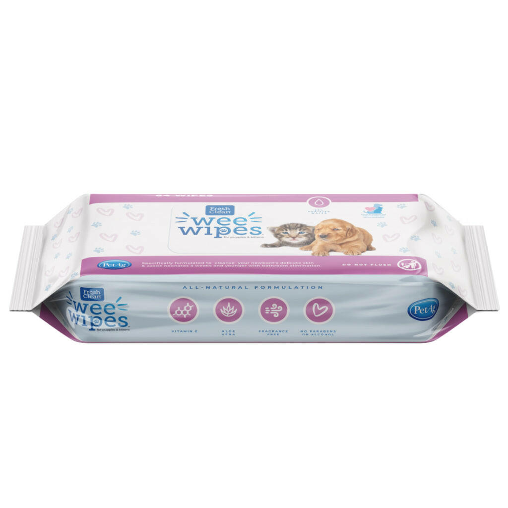 Fe N Clean Fresh 'n Clean Wee Wipes| Gentle Cleaning for Puppies & Kittens