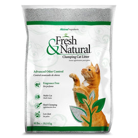 Fresh & Natural Clumping Cat Litter Fragrance Free - Cat Litter & Waste Disposal 2