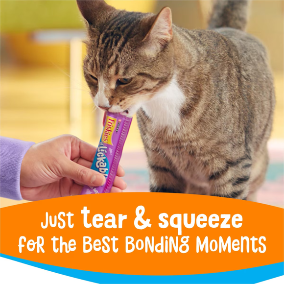 Friskies lil’ Lickables Tuna Chicken & Ocean Whitefish Variety Pack Lickable Cat Treats (20 ct) - Cat Treats 7