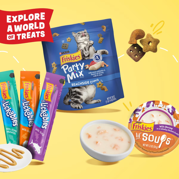 Friskies lil’ Lickables Tuna Chicken & Ocean Whitefish Variety Pack Lickable Cat Treats (20 ct) - Cat Treats 5