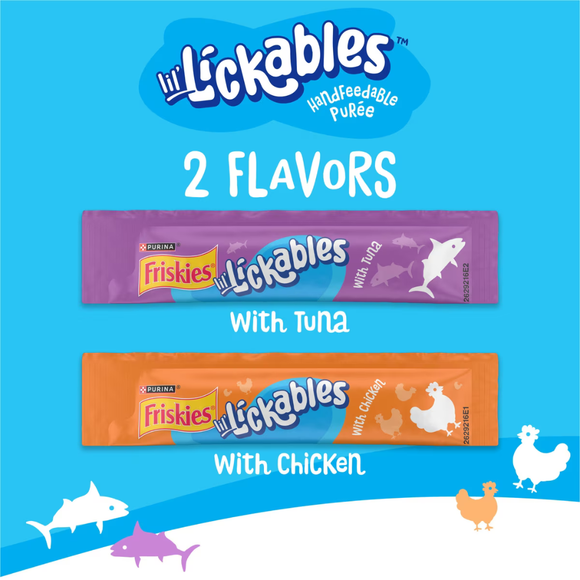 Friskies lil’ Lickables Tuna & Chicken Variety Pack Lickable Cat Treats (10 ct) - Cat Treats 9