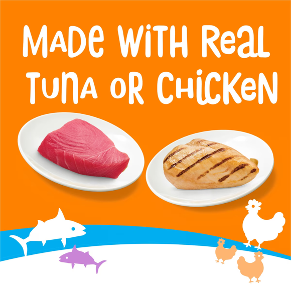 Friskies lil’ Lickables Tuna & Chicken Variety Pack Lickable Cat Treats (10 ct) - Cat Treats 3