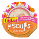 Friskies Natural Grain-Free Lil' Soups With Sockeye Salmon In Chicken Broth Cat Food Compliment