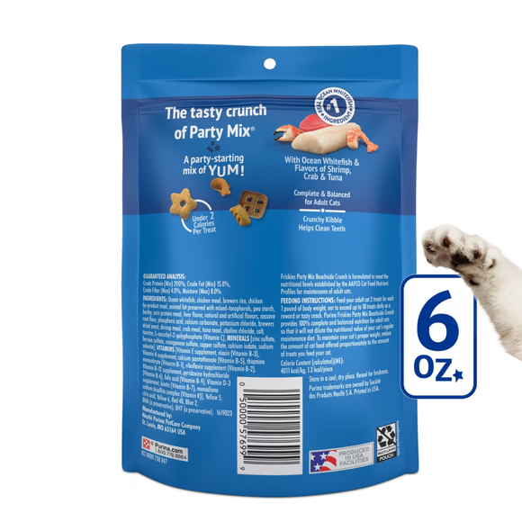 Friskies Party Mix Beachside Crunch Cat Treats - Cat Treats 9