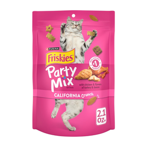 Friskies Party Mix California Crunch Cat Treats - 2.1 oz - Cat Treats 1