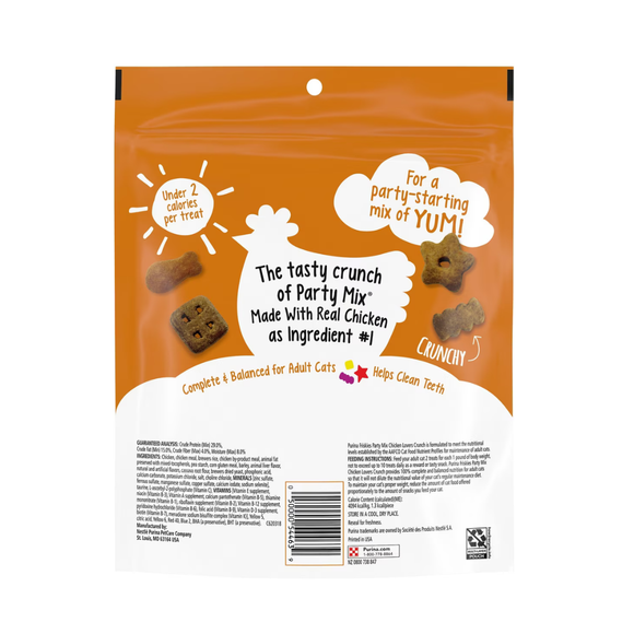Friskies Party Mix Chicken Lovers Crunch Cat Treats (20oz) - Cat Treats 2