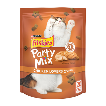 Friskies Party Mix Chicken Lovers Crunch Cat Treats (20oz) - Cat Treats 1