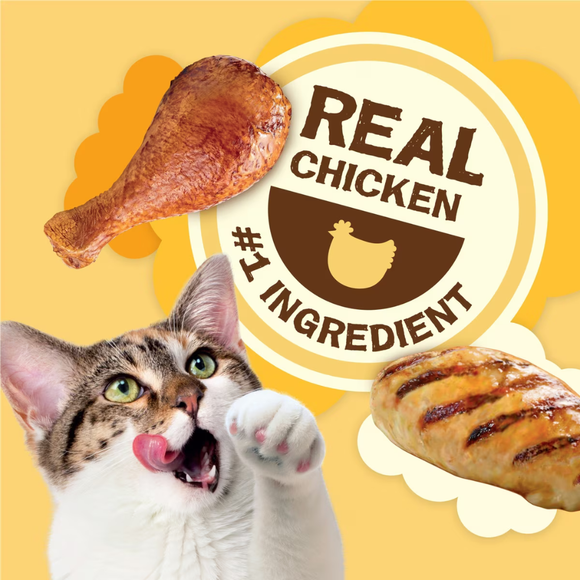 Friskies Party Mix Natural Yums Chicken Recipe Cat Treats - Cat Treats 3