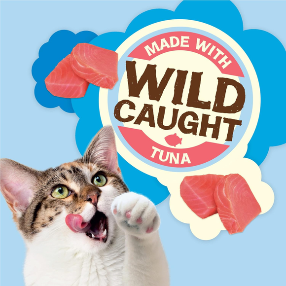 Friskies Party Mix Natural Yums Wild Caught Tuna Cat Treats (6 oz) - Cat Treats 2