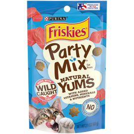Friskies Party Mix Natural Yums with Real Tuna Cat Treats