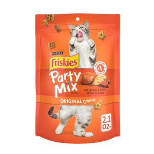 Friskies Party Mix Original Crunch Cat Treats - 2.1 oz - Cat Treats 1