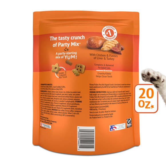 Friskies Party Mix Original Crunch Cat Treats - Cat Treats 11
