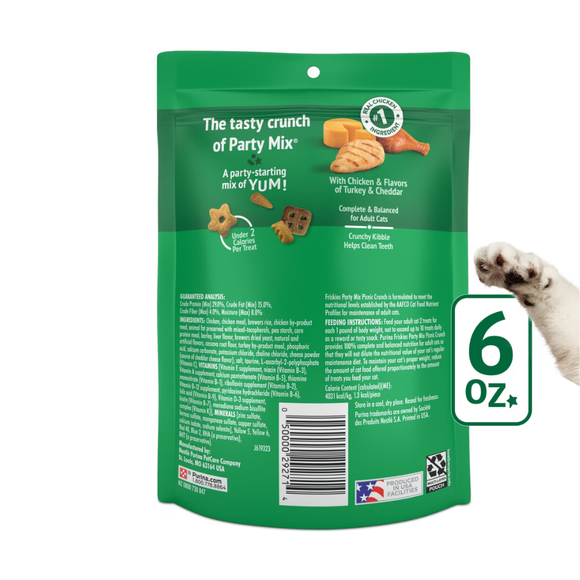 Friskies Party Mix Picnic Crunch Cat Treats (6 oz) - Cat Treats 3