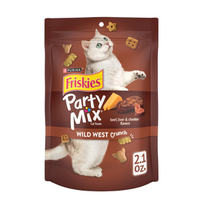 Friskies Party Mix Wild West Crunch Cat Treats (2.1 oz) - Cat Treats 1