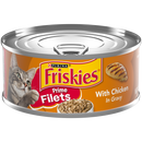 Friskies Prime Filets With Chicken In Gravy Canned Cat Food
