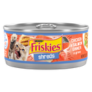 Friskies Savory Shreds Chicken And Salmon Dinner In Gravy Canned Cat Food