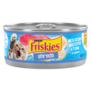 Friskies Savory Shreds with Ocean White Fish & Tuna Canned Cat Food