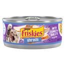 Friskies Savory Shreds with Turkey and Giblets Canned Cat Food