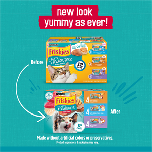 Friskies Tasty Treasures Variety Pack Canned Cat Food