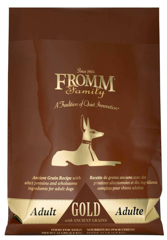 Fromm Adult Gold with Ancient Grains for Dogs - 15 lb - Dry Dog Food 1