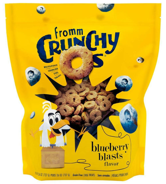 Fromm Crunchy O’s Dog Blueberry Blasts Flavor Treats - 26 oz - Dog Treats 2