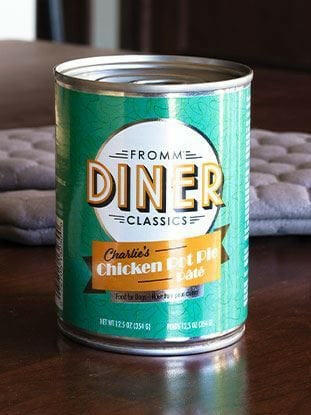 Fromm Diner Classics Charlie’s Chicken Pot Pie Pate Dog 12.5 oz (Case of 12) - Wet Dog Food 1