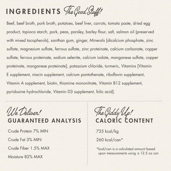 Ingredients list and nutritional information for a product on a white background