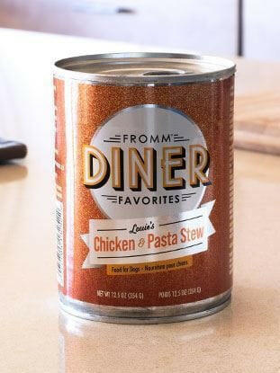 Fromm Diner Favorites Louie’s Chicken & Pasta Stew Dog 12.5 oz (Case of 12) - Dog Food 1