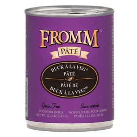 Fromm Pate Dog Duck À La Veg 12.2 oz (Case of 12)