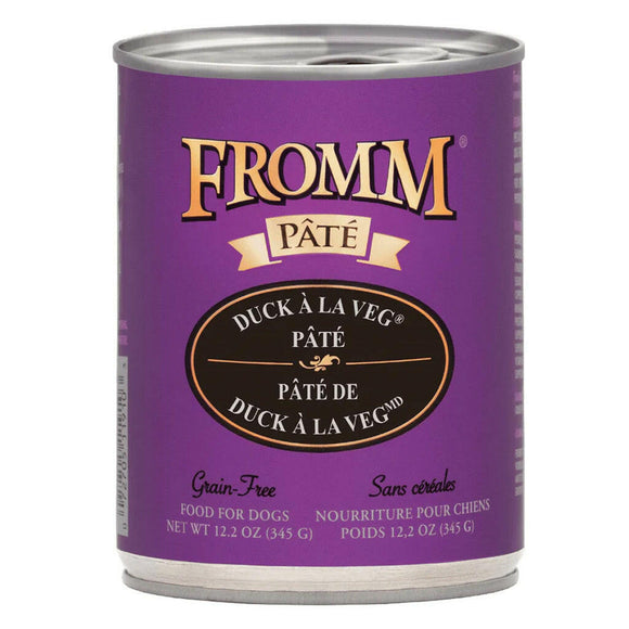 Fromm Pate Dog Duck À La Veg 12.2 oz (Case of 12) - Dog Food 1
