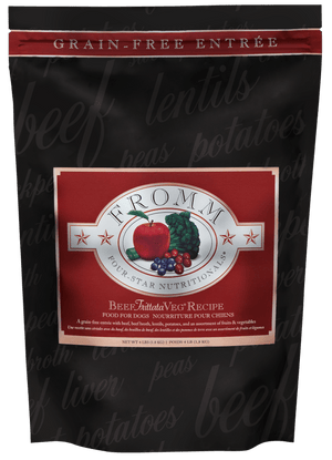 Fromm Four Star Grain Free Beef Frittata Veg Dry Dog Food - 12 lb - Dry Dog Food 2