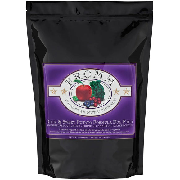 Fromm Four Star Grain Free Duck A La Veg Dry Dog Food - 4 lb - Dog Food 1