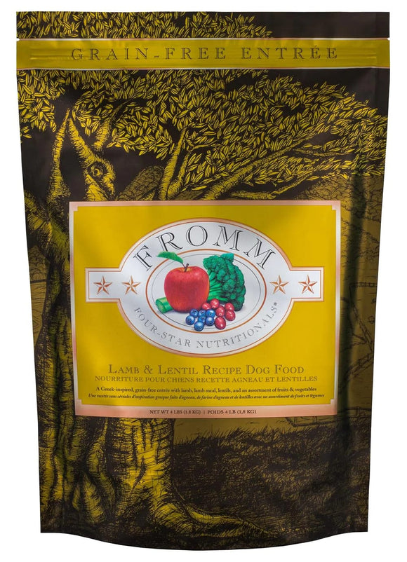 Fromm Four Star Lamb & Lentil Recipe Dog Food - 4 lb - Dry Dog Food 1
