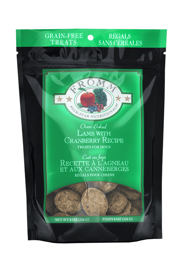 Fromm Four Star Lamb with Cranberry Dog Treats 8 oz - Dog Biscuits & Crunchy Treats 1