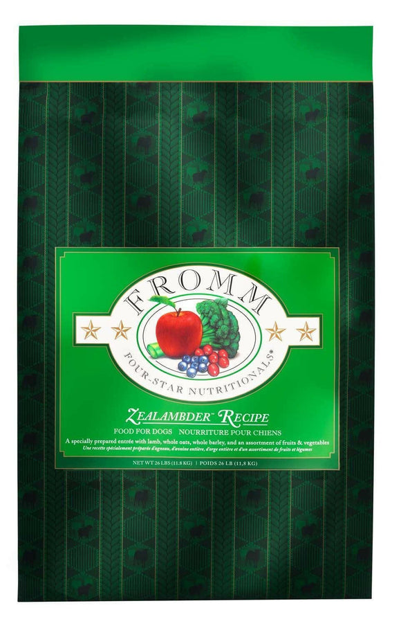 Fromm Four Star Zealambder Recipe Dog Food - 26 lb - Dog Food 4