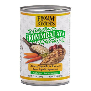 Fromm Frommbalaya Chicken Vegetable Rice Stew Wet Dog Food 12.5 oz (Case of 12) - Wet Dog Food 1