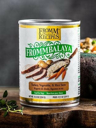 Fromm Frommbalaya Turkey Vegetable Rice Stew 12.5 oz (Case of 12) - Dog Food 1
