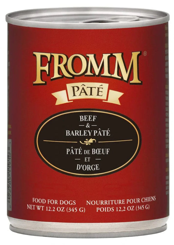 Fromm Pate Dog Beef & Barley 12.2 oz (Case of 12) - Wet Dog Food 1