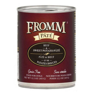 Fromm Pate Dog Beef & Sweet Potato 12.2 oz (Case of 12) - Wet Dog Food 1