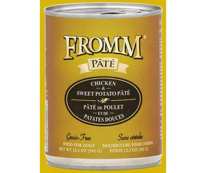 Fromm Pate Dog Chicken & Sweet Potato 12.2 oz (Case of 12) - Wet Dog Food 1