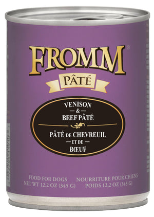 Fromm Pate Dog Venison & Beef 12.2 oz (Case of 12) - Wet Dog Food 1