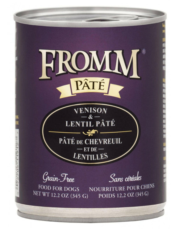 Fromm Pate Dog Venison & Lentil 12.2 oz (Case of 12) - Dog Food 1