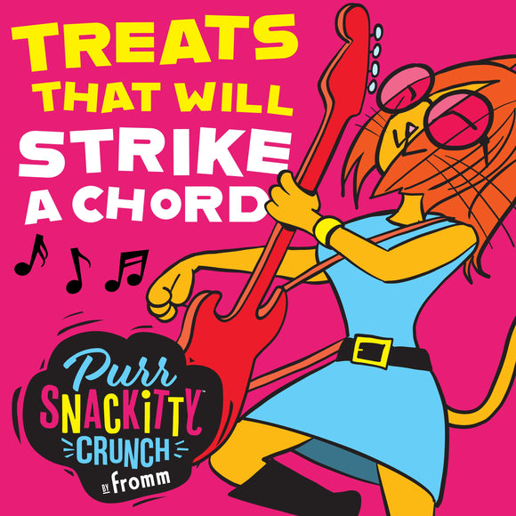 FROMM PurrSnackitty Crunch Slap’n Chicken Flavor Cat Treats 3-oz - Cat Treats 8