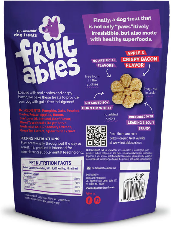 Fruitables Crispy Bacon & Apple Crunchy Dog Treats - Dog Treats 5