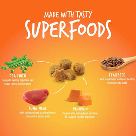 Fruitables Limited Ingredient Tuna with Pumpkin Crunchy Treats For Cats