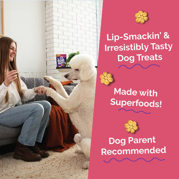 Fruitables Pumpkin & Apple Flavor Baked Dog Treats (7 oz) - Soft & Chewy Dog Treats 5