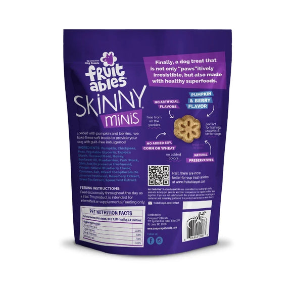 Fruitables Skinny Minis Pumpkin & Berry Flavor Dog Treats - Training Dog Treats 6