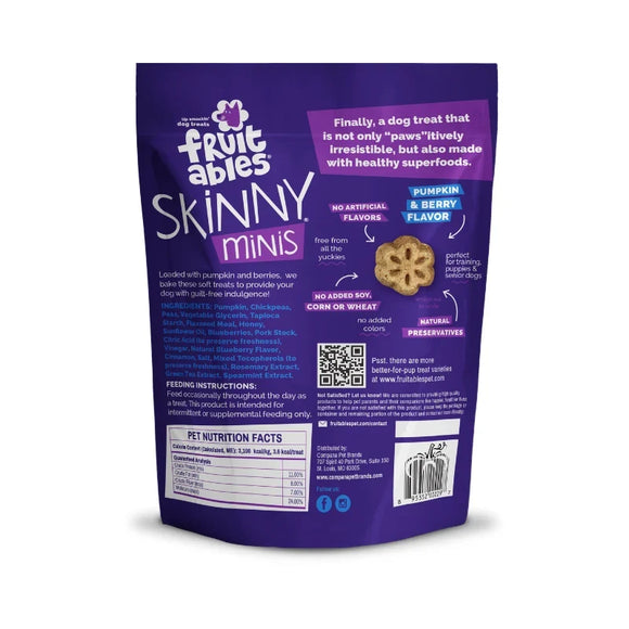 Fruitables Skinny Minis Pumpkin & Berry Flavor Dog Treats - Training Dog Treats 5