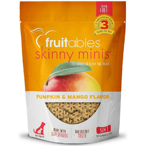 Fruitables Skinny Minis Dog Treats Pumpkin & Mango Flavor (5 oz)