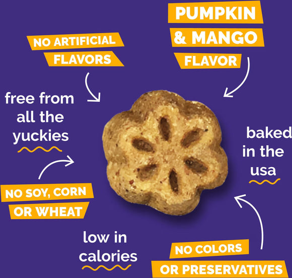 Fruitables Skinny Minis Pumpkin & Mango Flavor Dog Treats (5 oz) - Soft & Chewy Dog Treats 9